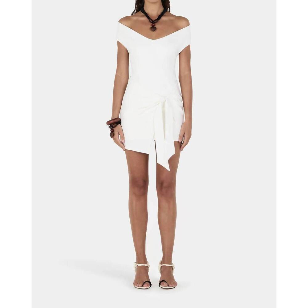 NEW HANSEN & GRETEL mollie mini dress in ivory